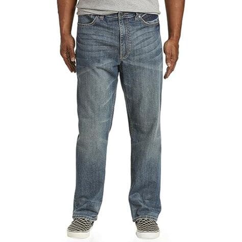 True Nation Big and Tall Relaxed-Fit Stretch Jeans